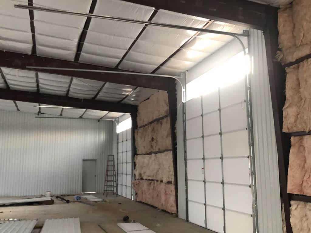 commercial overhead garage door installation in Housont 